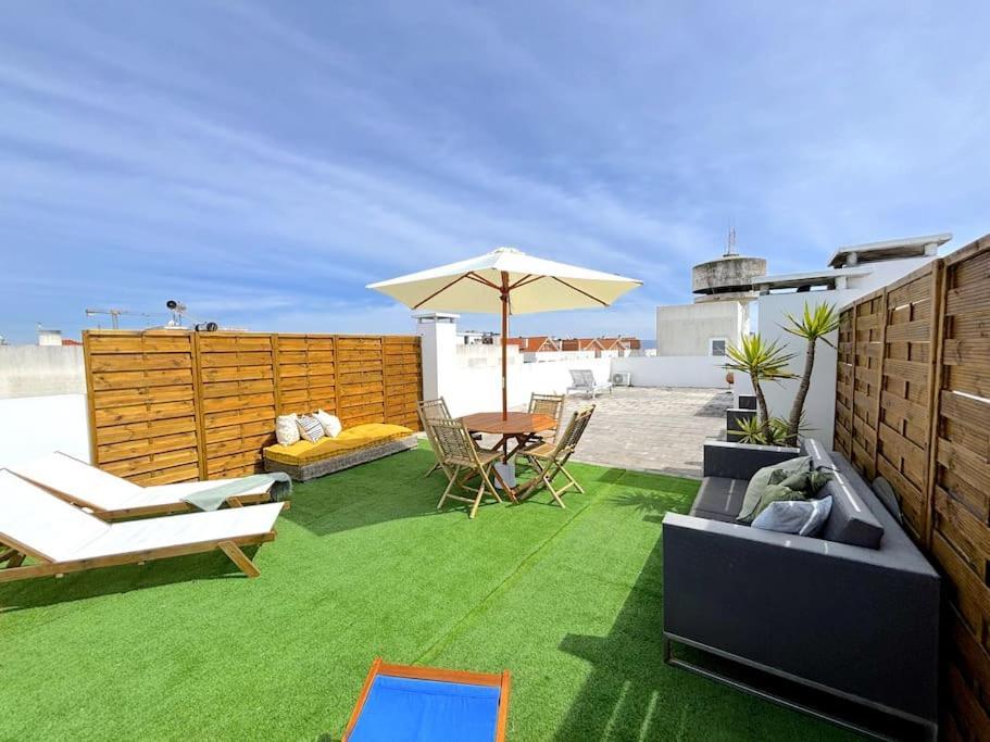 Nazare Boutique W Sea View And Private Rooftop Terace Eksteriør bilde